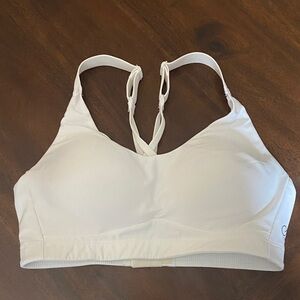 Women's white Sports Bra